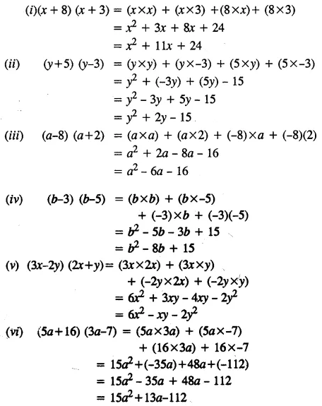 Selina Concise Mathematics Class 8 Icse Solutions Chapter 12 Algebraic Identities Cbse Tuts